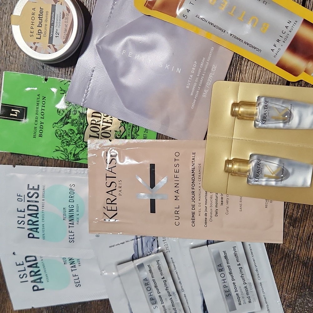 Body/Hair Care luxe samples + full sz. lip butter - Kerastase Sephora Fenty NEW